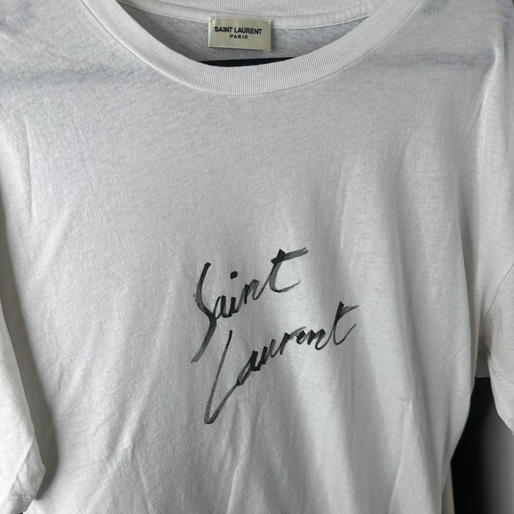 YSL white tee